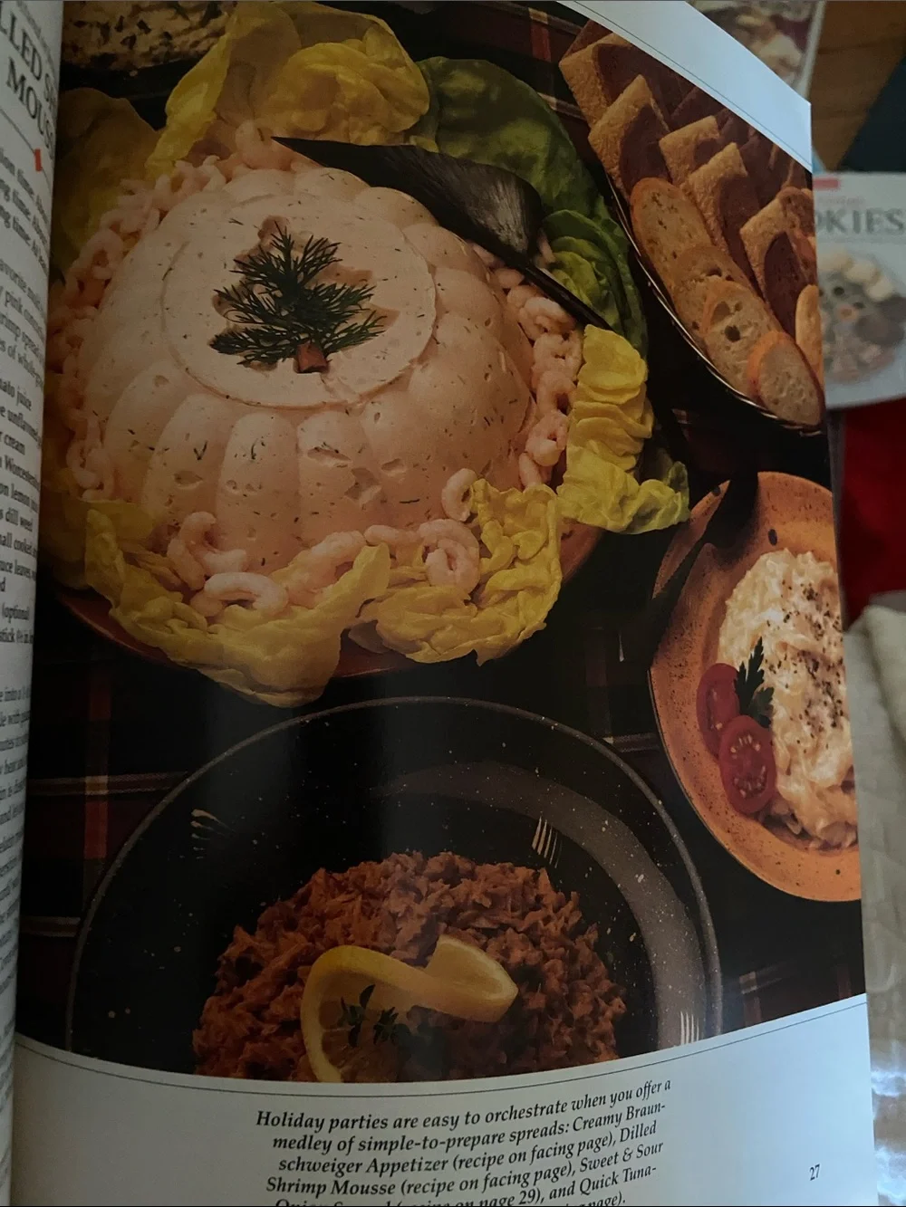 90s 1990s Appetizers Appetizer Cookbook party sides snack tray trays snacks side
